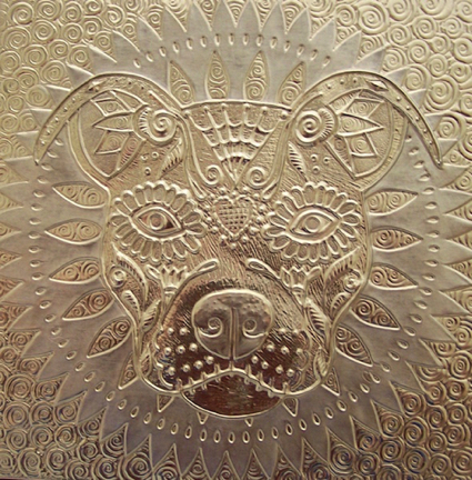 Repujado
Pewter - Day of the Dead - Dog